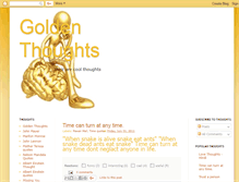 Tablet Screenshot of goldenthoughts.pawanmall.net